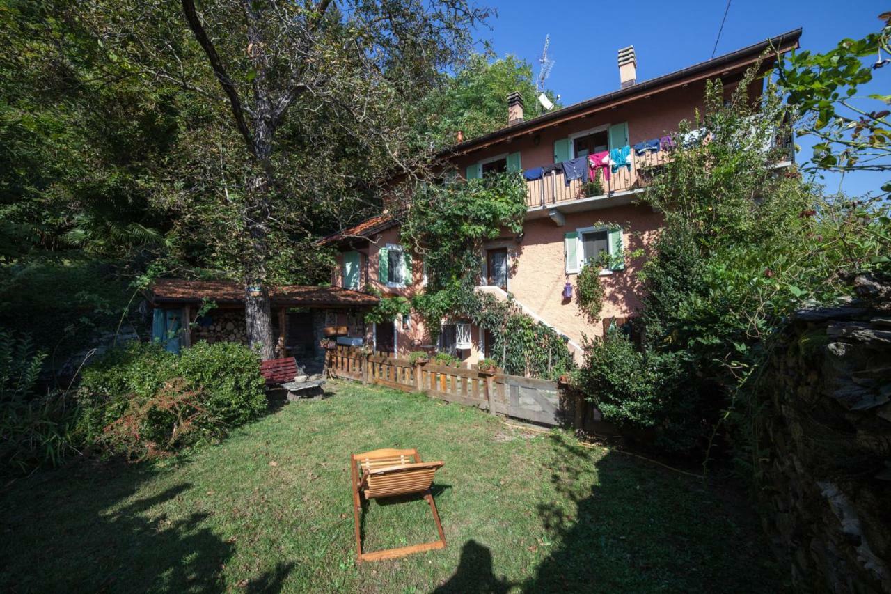 Ferienwohnung La Vecchia Casa Rosa Cannero Riviera Exterior foto