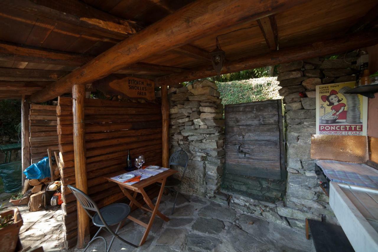 Ferienwohnung La Vecchia Casa Rosa Cannero Riviera Exterior foto