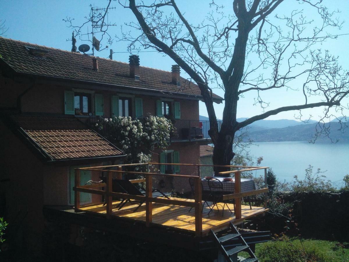 Ferienwohnung La Vecchia Casa Rosa Cannero Riviera Exterior foto
