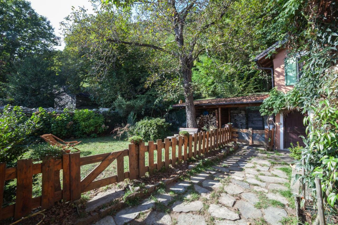 Ferienwohnung La Vecchia Casa Rosa Cannero Riviera Exterior foto