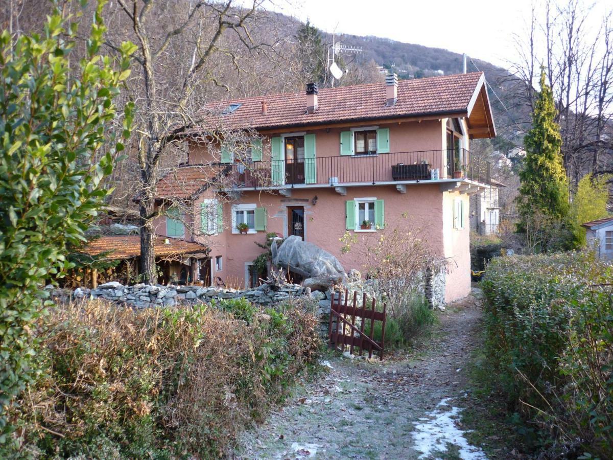 Ferienwohnung La Vecchia Casa Rosa Cannero Riviera Exterior foto